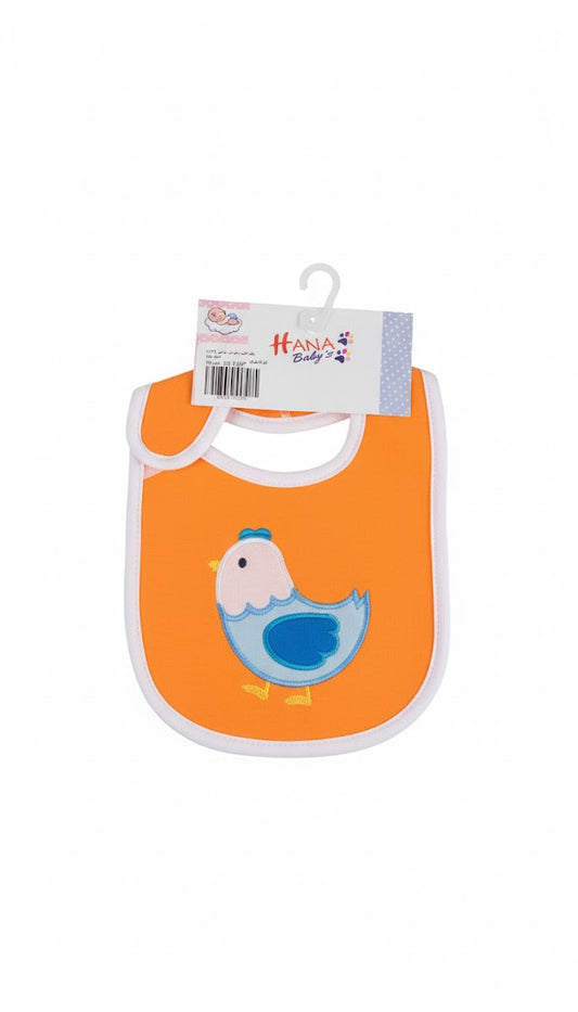 Baby Cotton Bib Orange