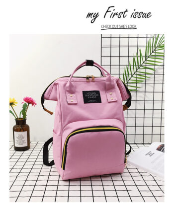 Mommy Baby Diaper bag Fashion multifunction Living Pink