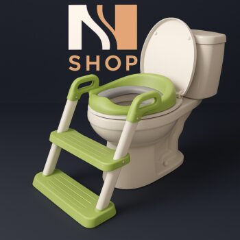 Folding Infant Potty Training Seat Basic Green