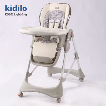 Kidilo 3in1 Luxury Feeding Chair Grey